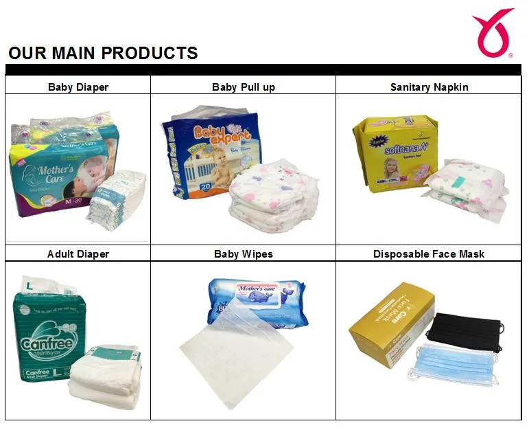 Disposable Baby Diapers, PRO Care Brand with 5 Pieces Popular Package.