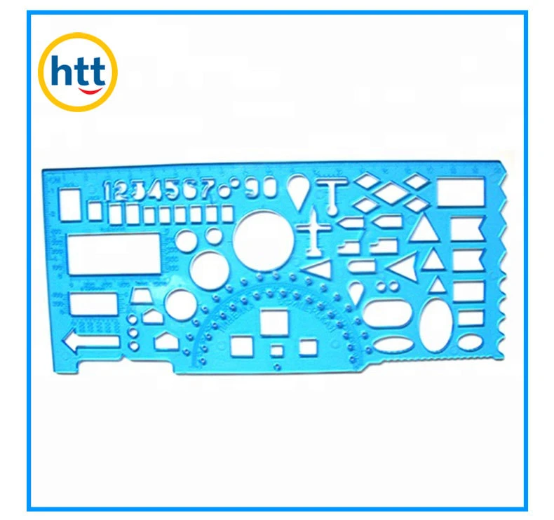 Safe-T Geometry Template with Guide School Ruler